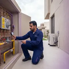Central gas section