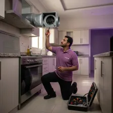 Exhaust fans and ventilation — the smell comes out and the humidity goes away