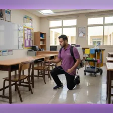 Nettoyage et désinfection des écoles