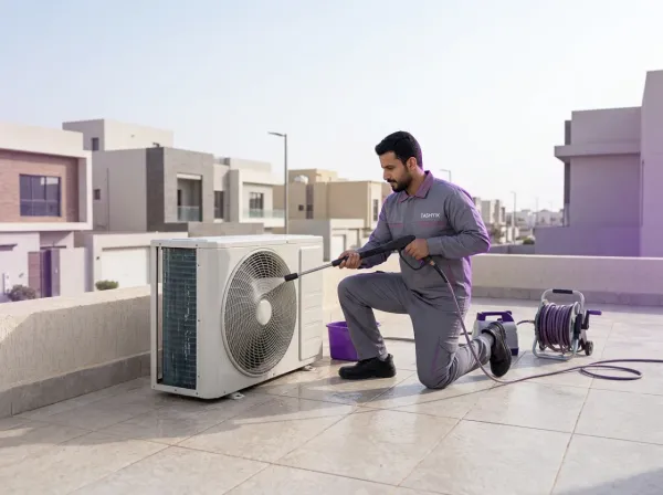 آؤٹ ڈور یونٹ کو دھونا سروس