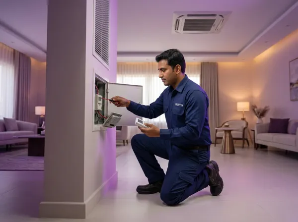 Serbisyo Pagpapalit ng nakatagong thermostat
