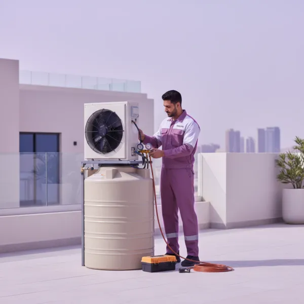 Water tank cooler fan service