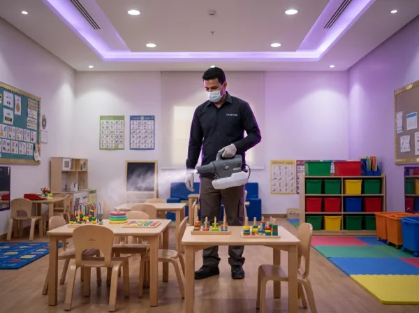 Service Désinfection complète de l'école ou de la crèche