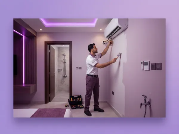 Complete hotel room renovation service