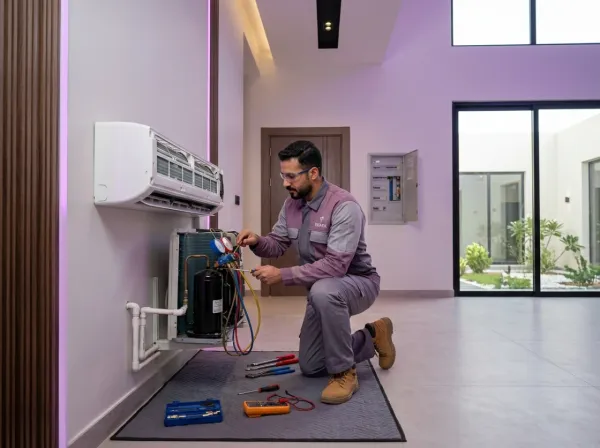 Complete home maintenance contract — air conditioning, plumbing, and electrical service