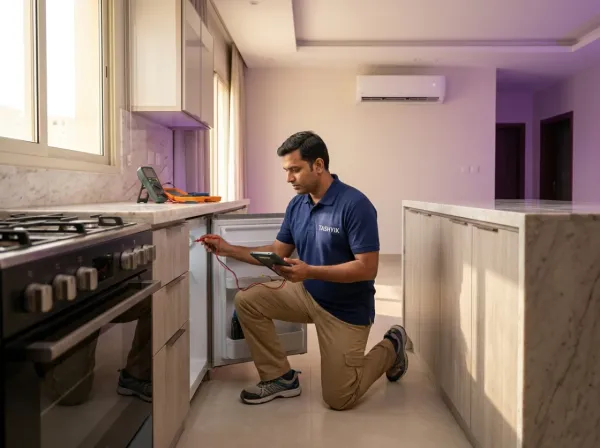 Maintenance contract for rented units, daily — per unit, monthly service