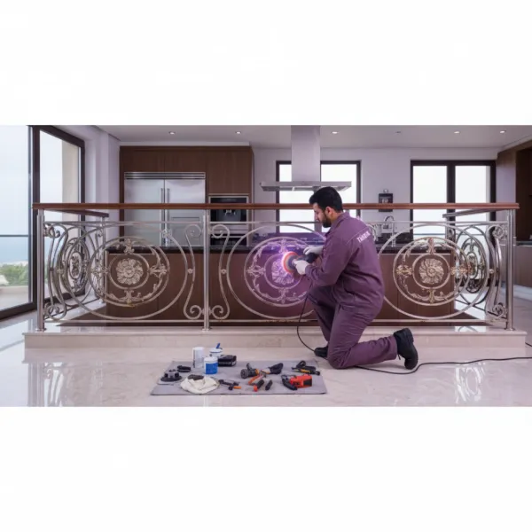 Repair and polishing of stainless steel work — rust treatment service