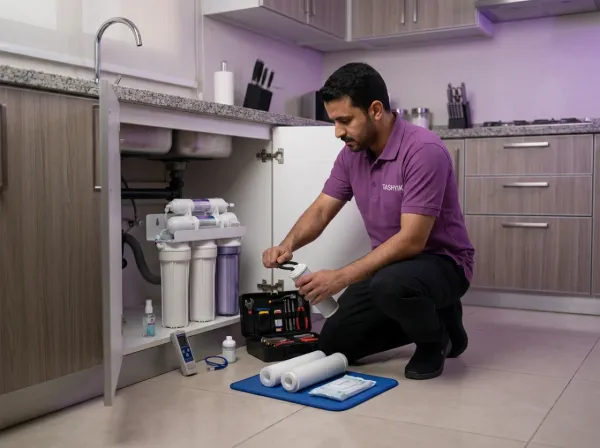 خدمة اشتراك صيانة الفلتر السنوي — زيارتان + أولوية طوارئ